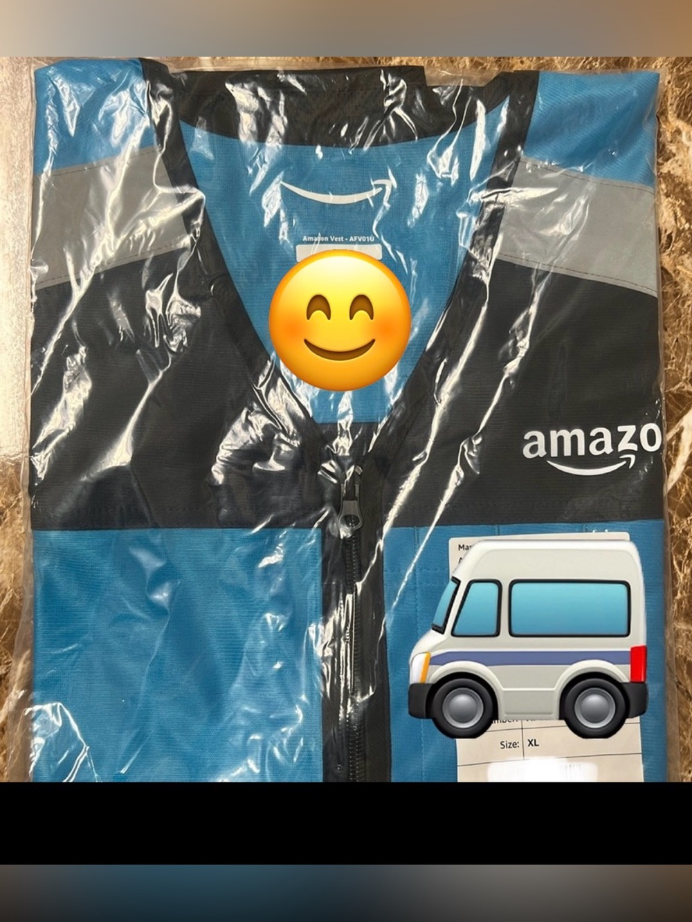 Amazon Blue and Gray Work Shirt 2XL-3XL